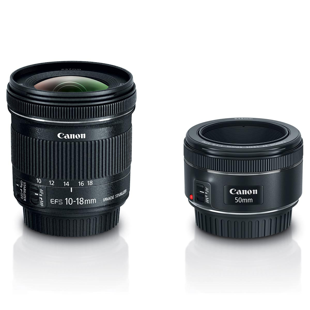 Canon Portrait & Travel 2 Lens Kit (50mm f/1.8 & 10-18mm f/4.5-4.6)