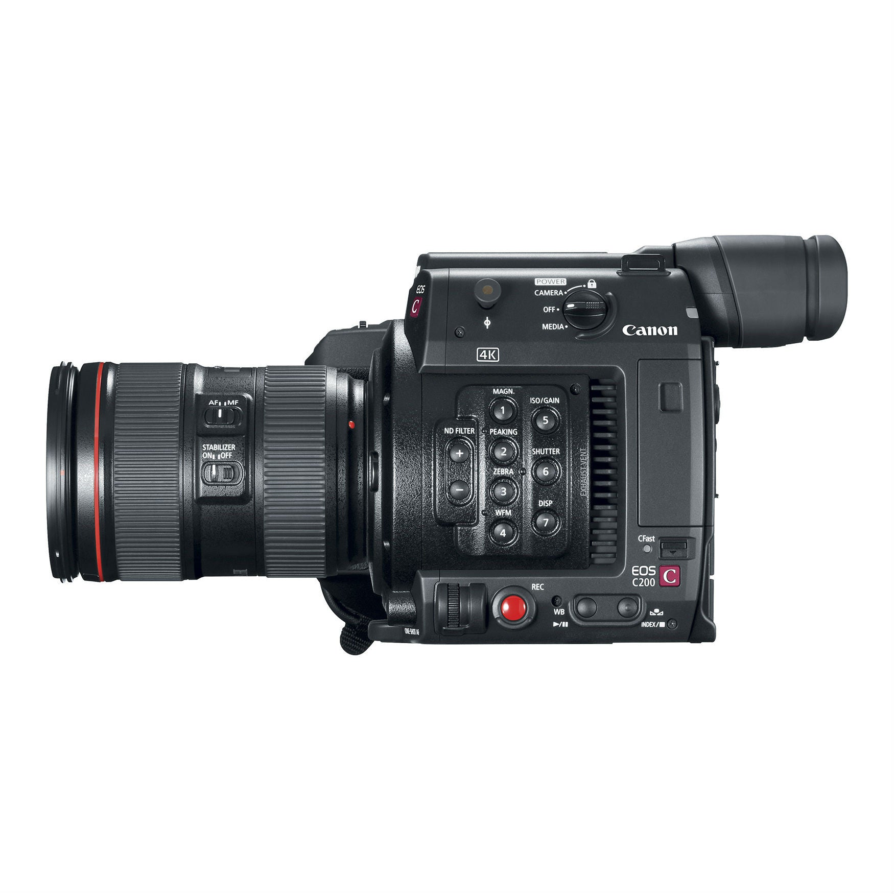 Canon EOS C200 4K Cinema Camera with 24-105mm f/4L II Kit