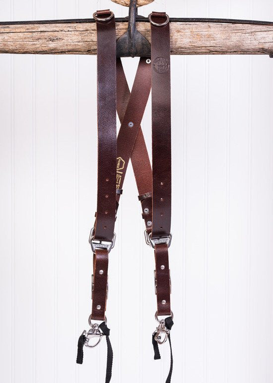 HoldFast Money Maker Water Buffalo Medium Strap (Burgundy), camera straps, HoldFast - Pictureline - 1