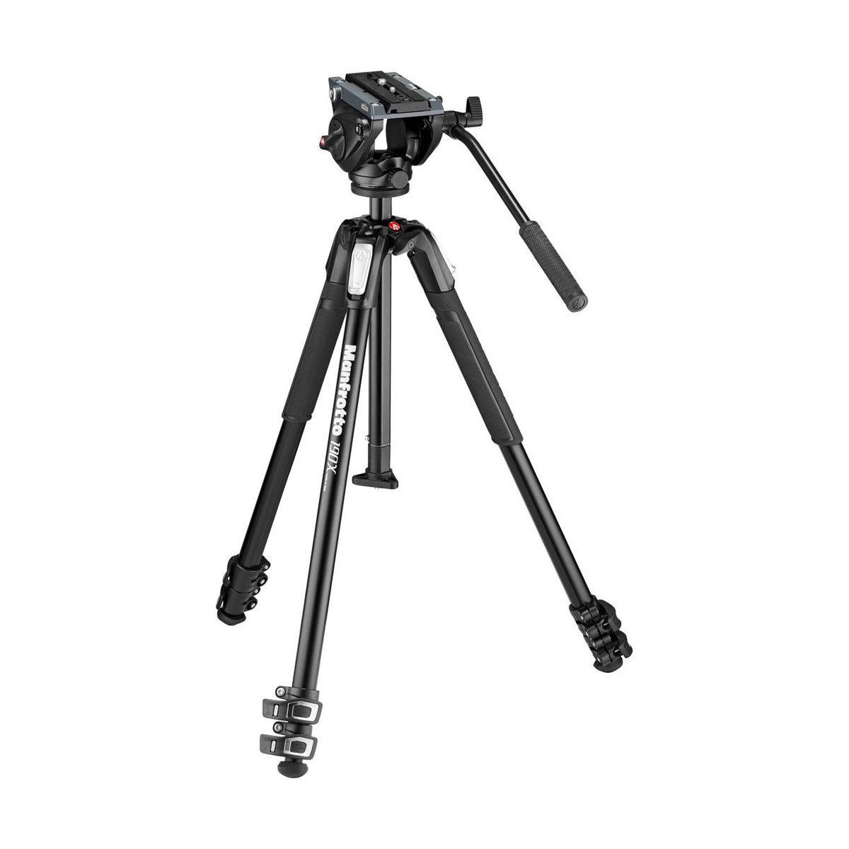 Manfrotto MVH500AH Fluid Head with MT190X3 Tripod Hybrid Video Kit