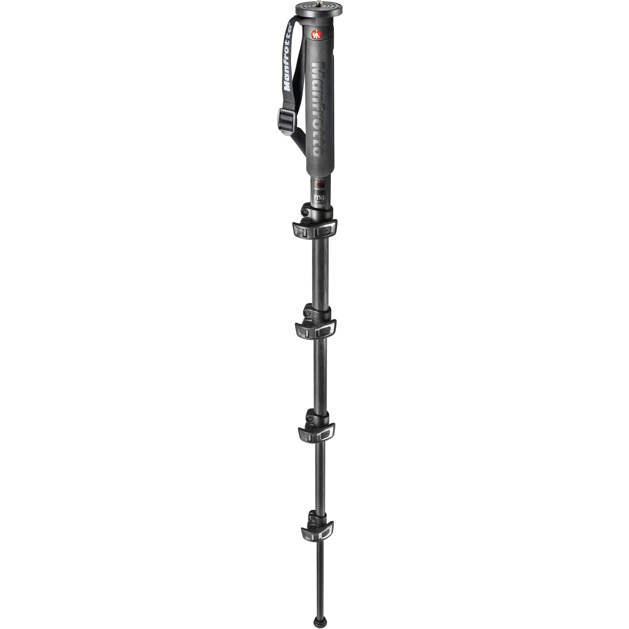 Manfrotto MMXPROC5US 5-Section Carbon Fiber Monopod, discontinued, Manfrotto - Pictureline