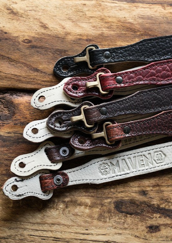 HoldFast Maven American Bison 46” Strap (Black Cherry), camera straps, HoldFast - Pictureline - 1