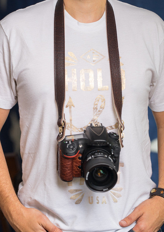 HoldFast Maven American Bison 46” Strap (Mahogany), camera straps, HoldFast - Pictureline - 4