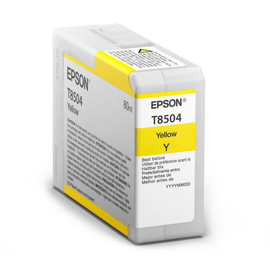 Epson T850400 P800 Ultrachrome HD Yellow Ink, papers ink large format, Epson - Pictureline