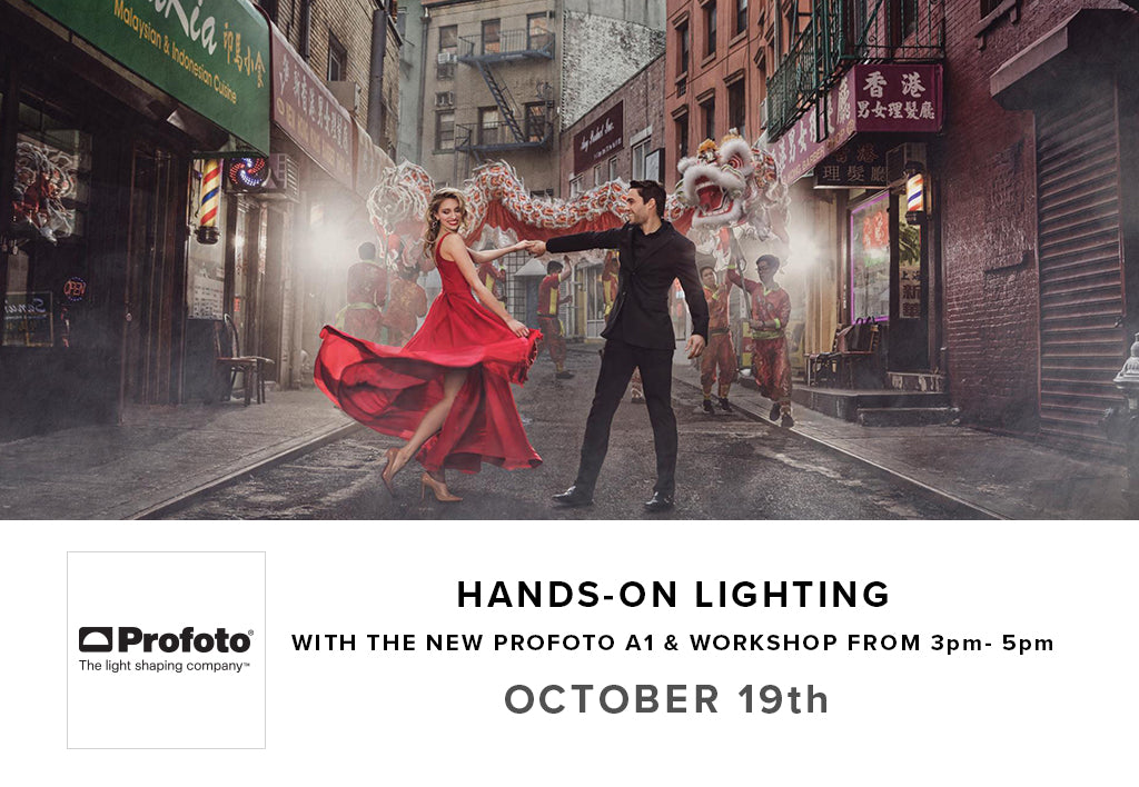 Hands-on Lighting with the NEW Profoto A1 (October 19th)