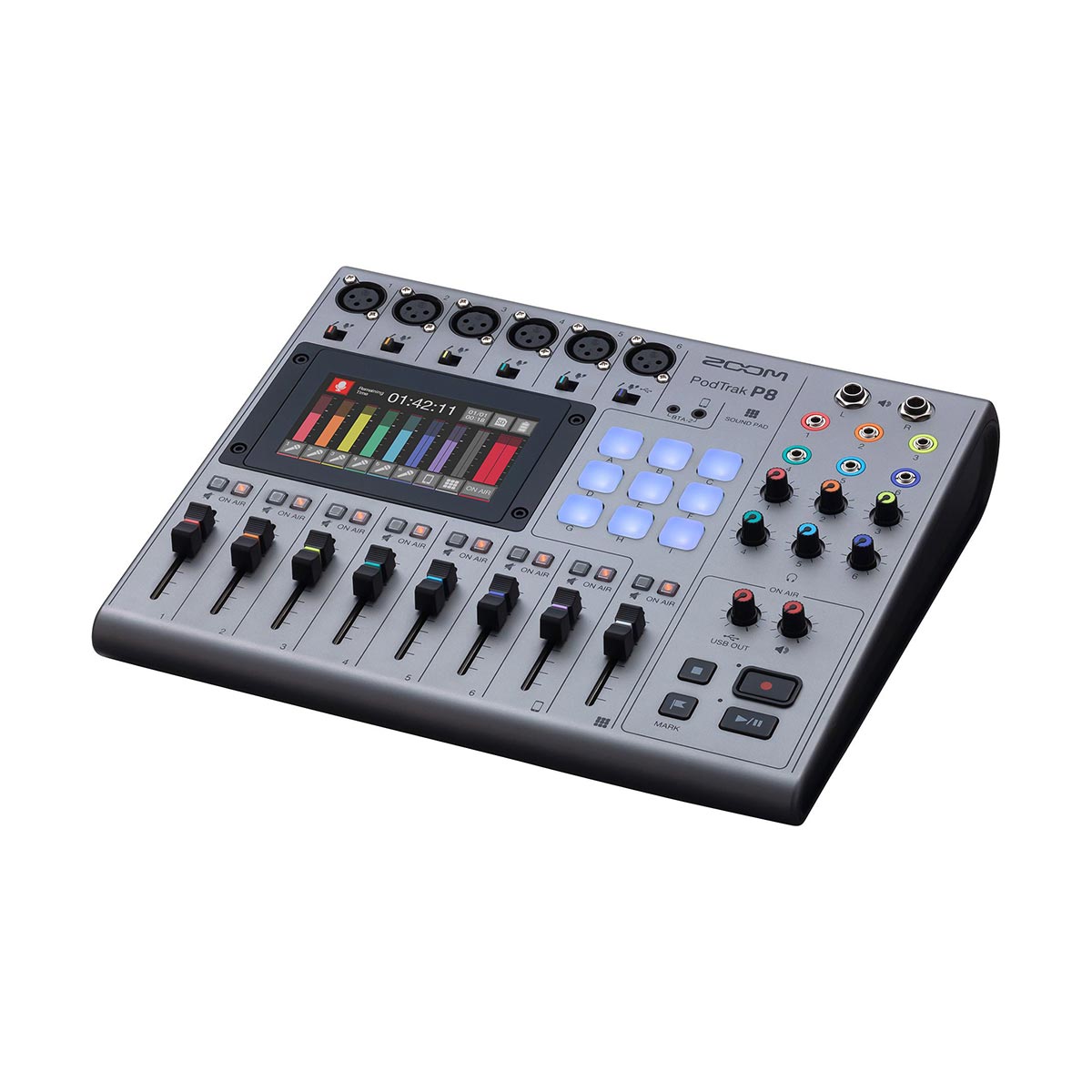 Zoom PodTrak P8 Portable Multitrack Podcast Recorder