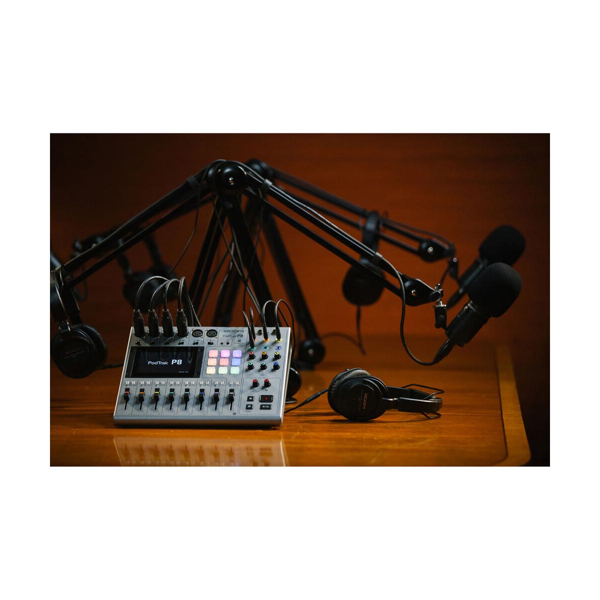 Zoom PodTrak P8 Portable Multitrack Podcast Recorder