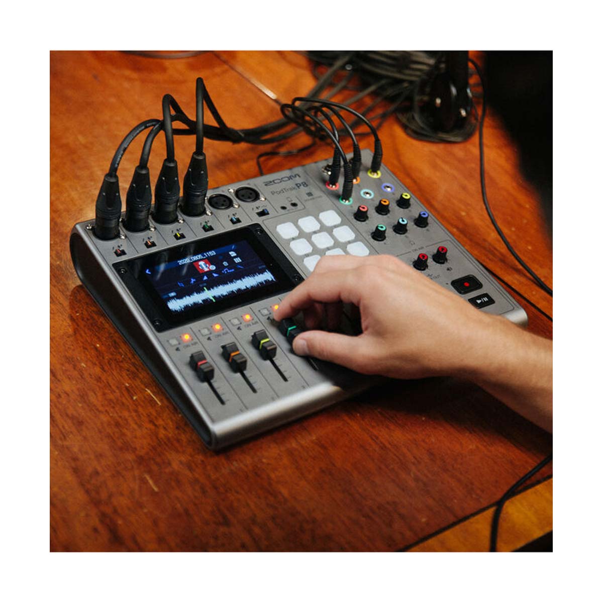 Zoom PodTrak P8 Portable Multitrack Podcast Recorder