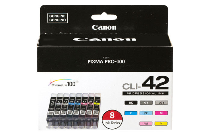 Canon CLI-42 Color 8 Ink Value Pack, printers ink small format, Canon - Pictureline 