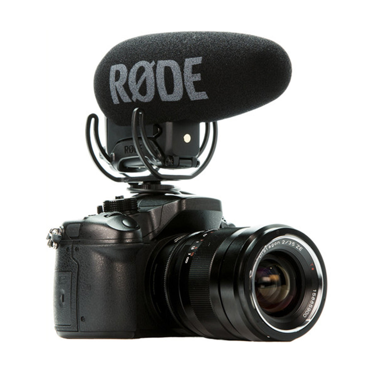 RODE VideoMic Pro+ Directional On-Camera Microphone with Rycote Lyre Suspension Mount and LB-1 Battery