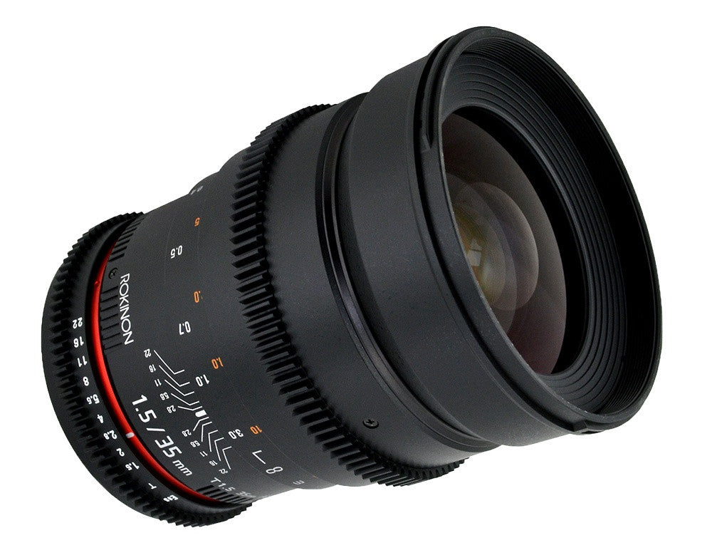 Rokinon 35mm T1.5 Cine UMC Wide-Angle Lens Nikon, discontinued, Rokinon - Pictureline - 2