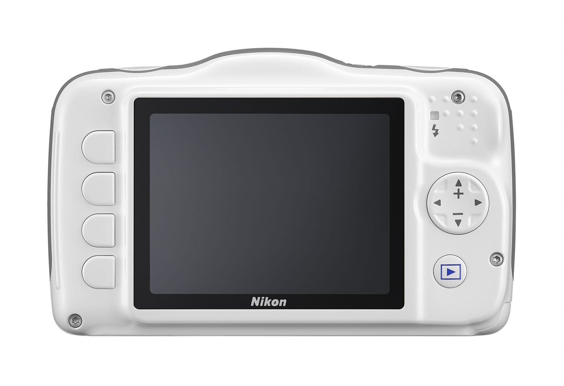 Nikon Coolpix S33 Digital Camera White, discontinued, Nikon - Pictureline  - 2