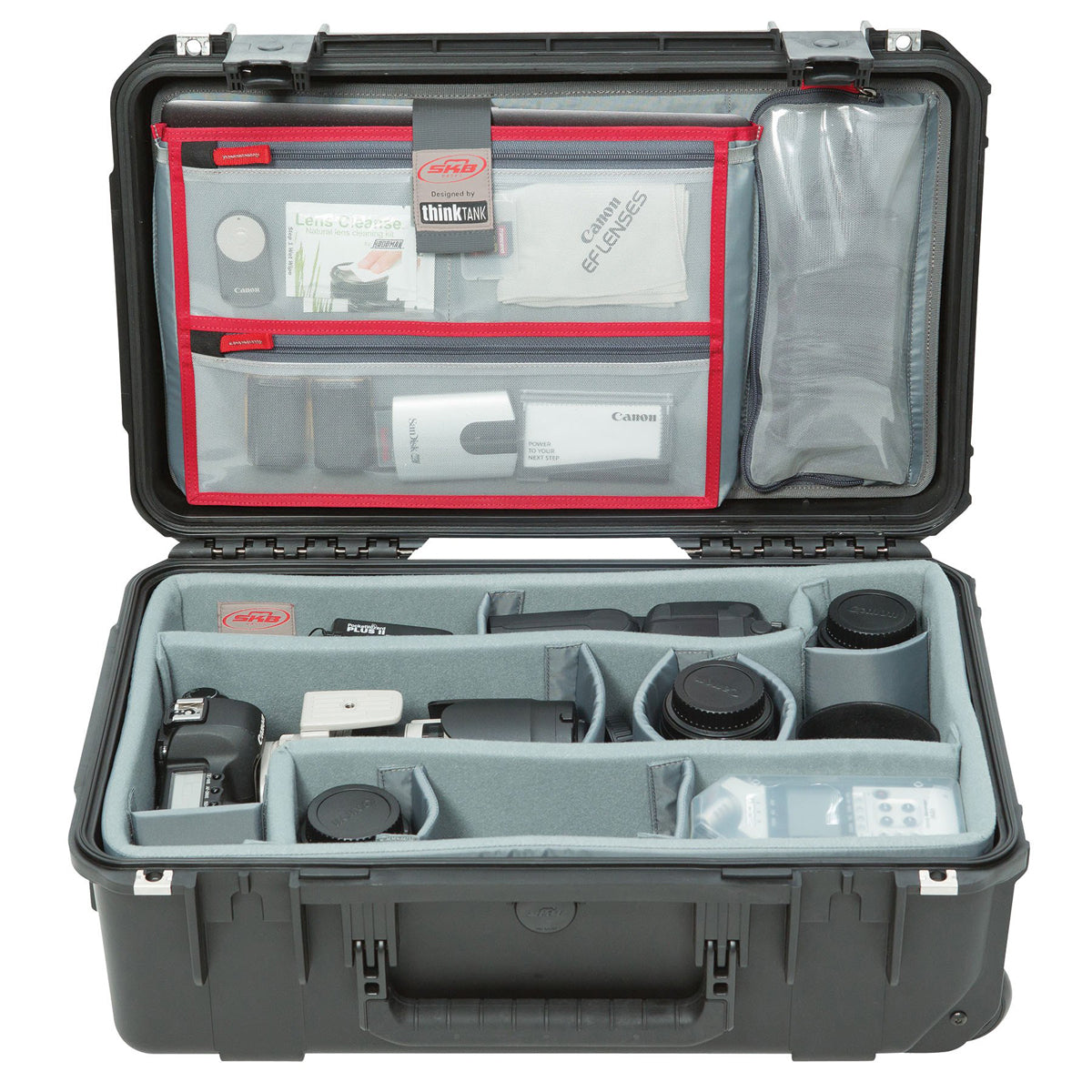 SKB iSeries 2011-7 Case with Think Tank Design Photo Dividers & Lid Organizer (Black)