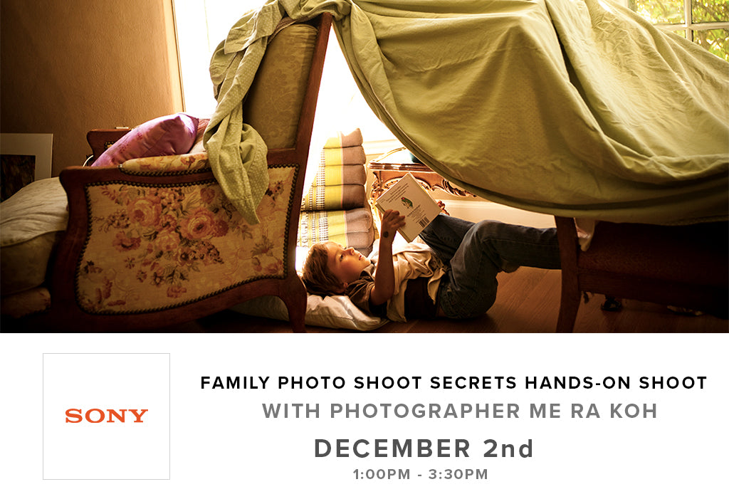 Family Photo Shoot Secrets Hands-On Shoot with Me Ra Koh (December 2nd)