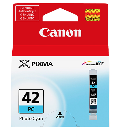 Canon CLI-42 Photo Cyan Ink Cartridge, printers ink small format, Canon - Pictureline 