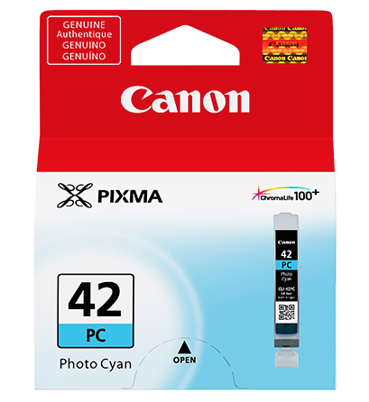 Canon CLI-42 Photo Cyan Ink Cartridge, printers ink small format, Canon - Pictureline