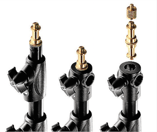 Manfrotto 1005BAC-3 Black Ranker Stand Air Cushioned 9' - 3 Pack, supports stacker stands, Manfrotto - Pictureline - 2