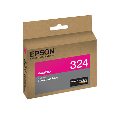 Epson T324320 P400 Magenta UltraChrome HG2 Ink Cartridge, printers ink small format, Epson - Pictureline