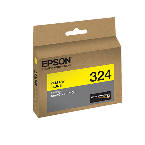 Epson T324420 P400 Yellow UltraChrome HG2 Ink Cartridge, printers ink small format, Epson - Pictureline