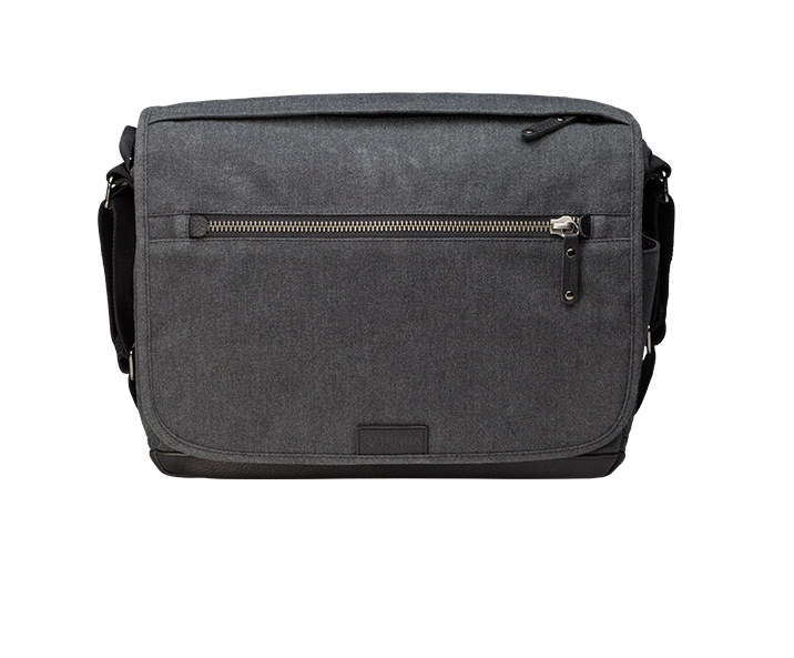 Tenba Cooper 13 DSLR Gray Canvas/Black Leather Luxury Bag, bags shoulder bags, Tenba - Pictureline  - 7