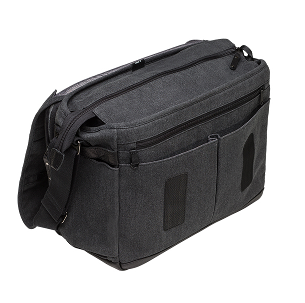 Tenba Cooper 15 Gray Canvas/Black Leather Luxury Bag, bags shoulder bags, Tenba - Pictureline - 7