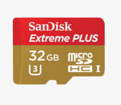 SanDisk Extreme Plus 32GB microSDHC Memory Card 95 MB/s, camera memory cards, SanDisk - Pictureline  - 2
