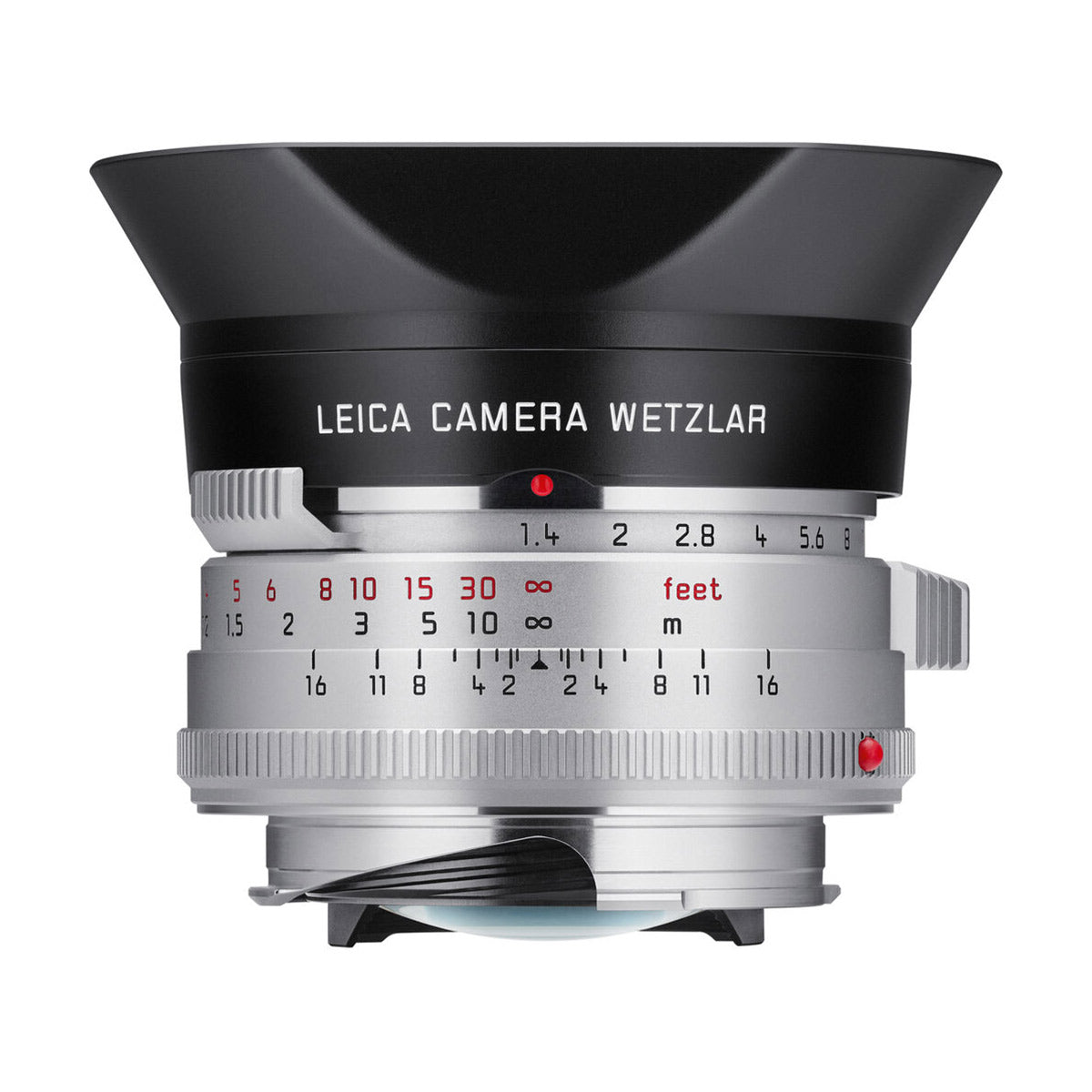 Leica 35mm f/1.4 Summilux-M Lens (Silver "Steel Rim")