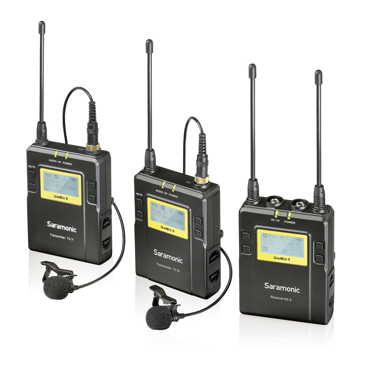 Saramonic UwMic9 Dual Transmitter Lavalier Mic Kit