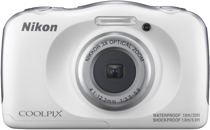 Nikon Coolpix W100 Digital Camera (White), camera point & shoot cameras, Nikon - Pictureline  - 1