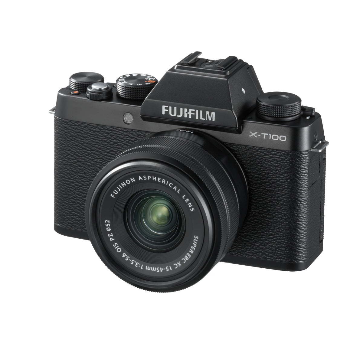 Fujifilm X-T100 Body with XC 15-45mm OIS PZ Lens Kit (Black)