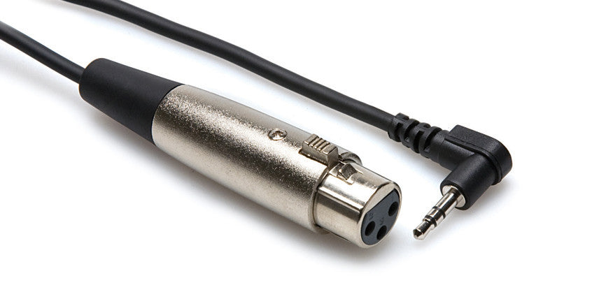 Hosa Mini Stereo 3.5mm to XLR Female 1ft Cable, video audio accessories, Hosa - Pictureline