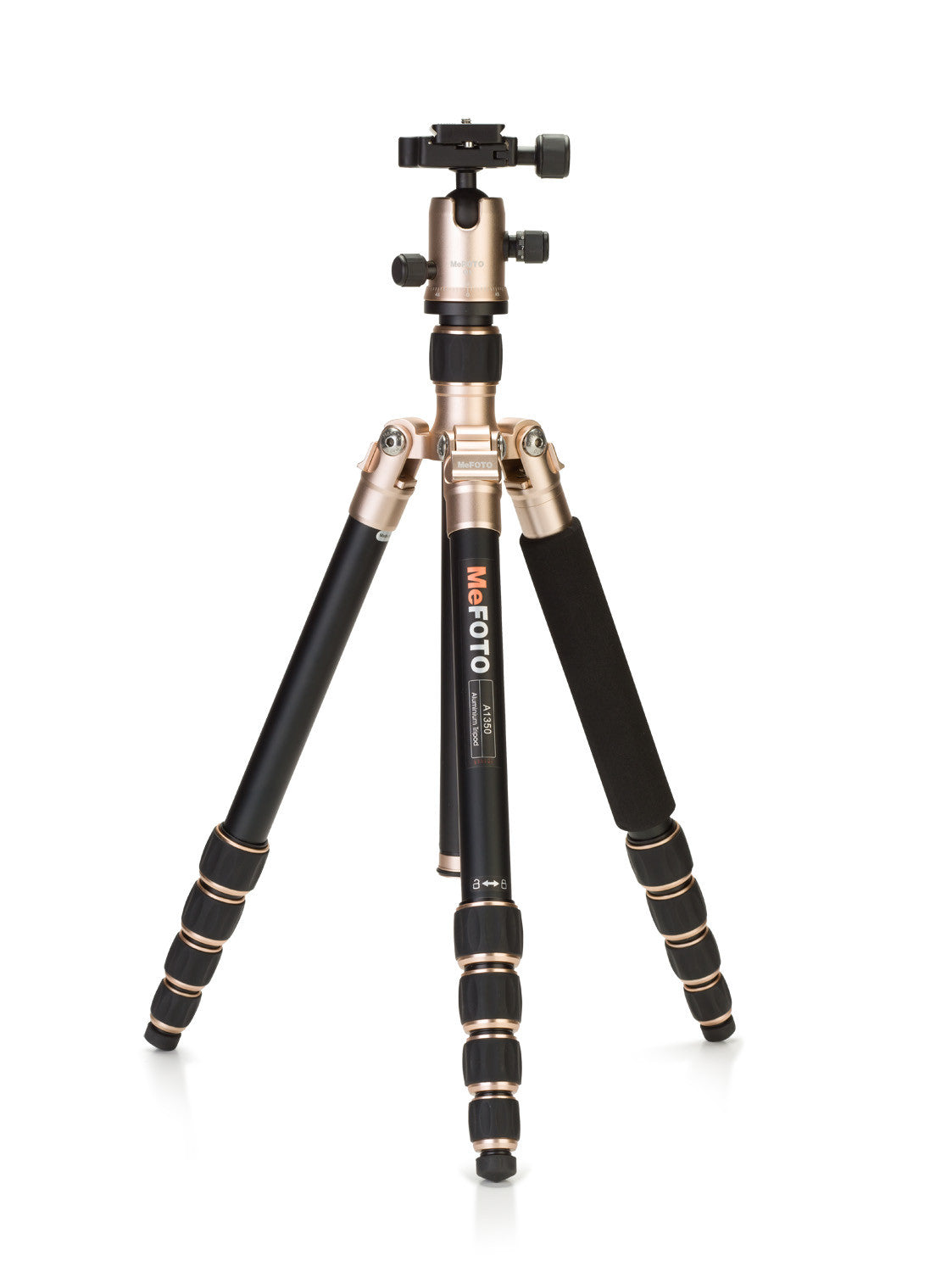 MeFOTO RoadTrip Travel Tripod Kit (Gold), discontinued, MeFOTO - Pictureline - 1