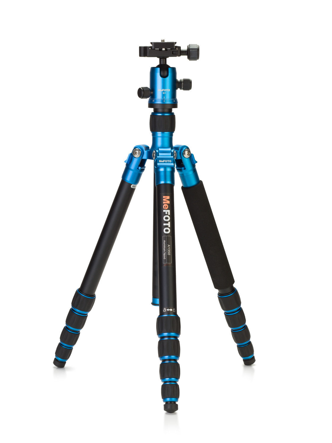 MeFOTO RoadTrip Travel Tripod Kit (Blue), tripods travel & compact, MeFOTO - Pictureline - 1