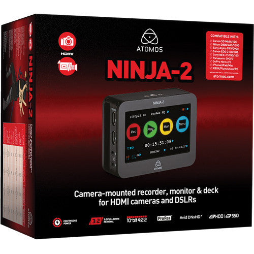 Atomos Ninja 2 Video Recorder, video monitors, Atomos - Pictureline - 1