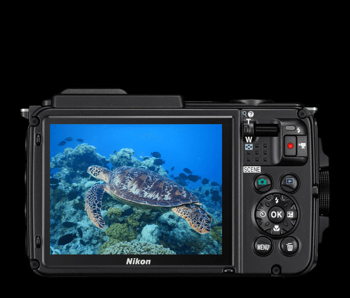 Nikon Coolpix AW130 Digital Camera Black, discontinued, Nikon - Pictureline - 2
