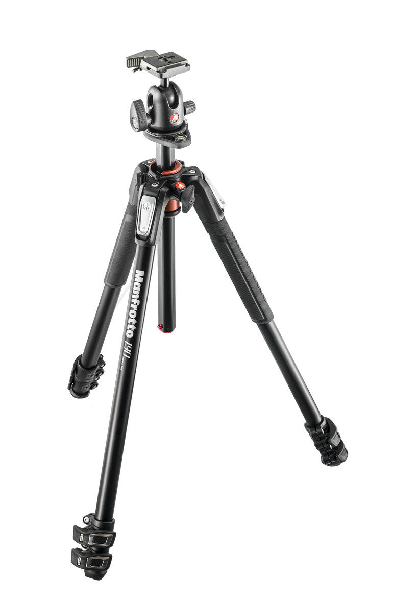 Manfrotto MK190 XPRO3 w/496RC2, tripods photo tripods, Manfrotto - Pictureline