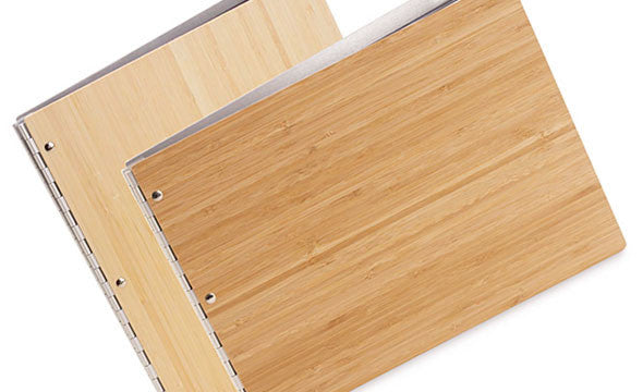 Pina Zangaro Bamboo 8.5x11 Presentation Book Amber (LS), discontinued, Pina Zangaro - Pictureline - 1