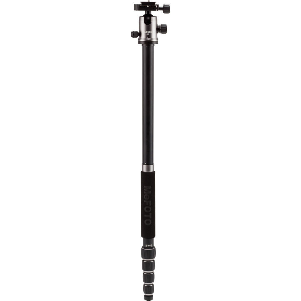 MeFOTO GlobeTrotter Aluminum Travel Tripod Kit (Titanium), tripods travel & compact, MeFOTO - Pictureline - 3