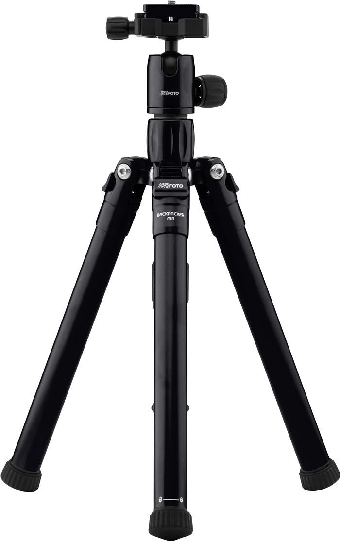 MeFOTO BackPacker Air Tripod Kit (Black), tripods travel & compact, MeFOTO - Pictureline - 1