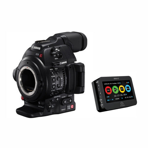Canon EOS C100 Mark II Dual Pixel AF Atomos Ninja 2 Kit, video cinema cameras, Canon - Pictureline  - 1