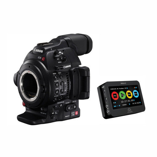 Canon EOS C100 Mark II Dual Pixel AF Atomos Ninja 2 Kit, video cinema cameras, Canon - Pictureline - 1