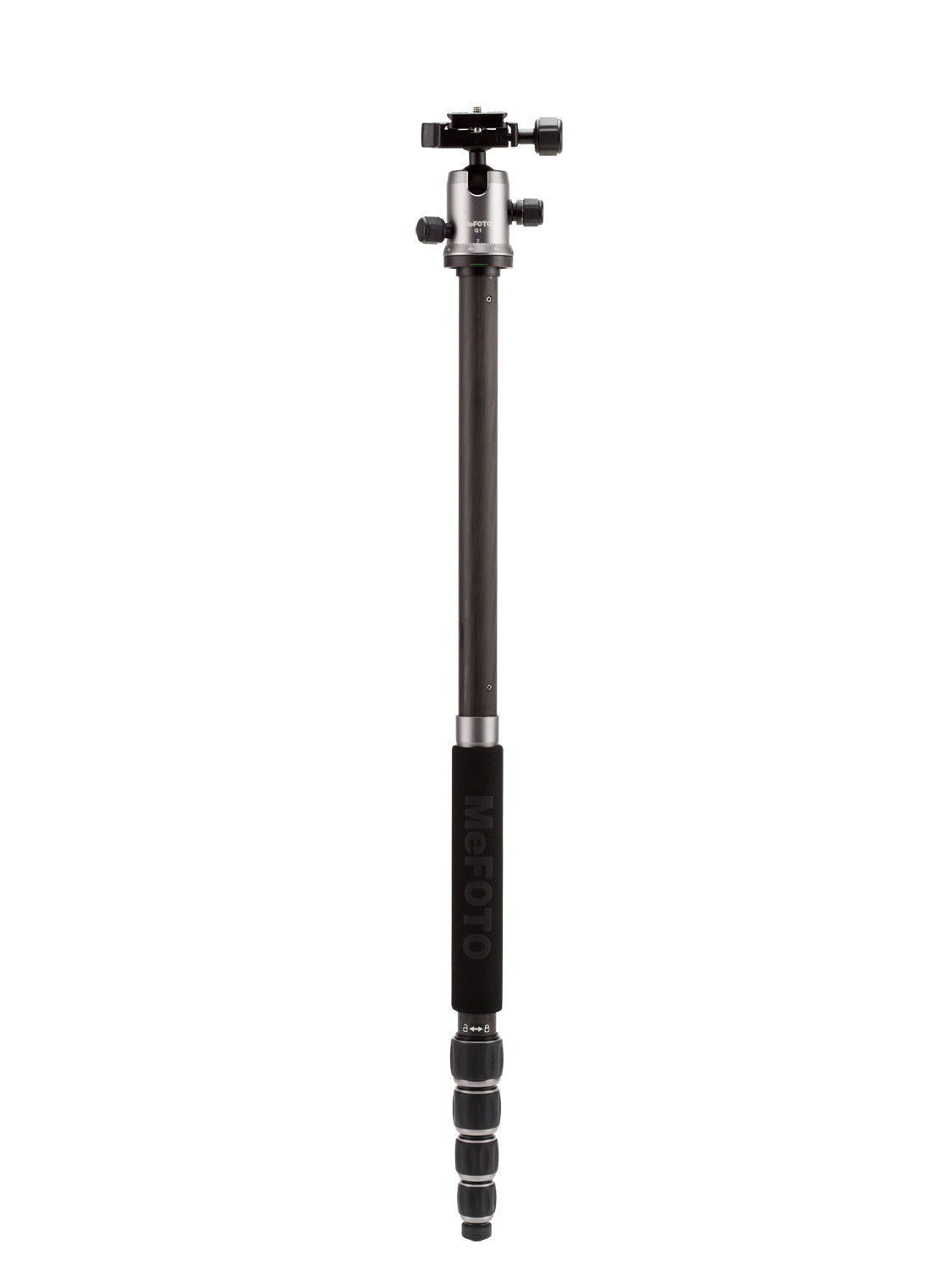 MeFOTO RoadTrip Carbon Fiber Travel Tripod Kit (Titanium), tripods travel & compact, MeFOTO - Pictureline - 3