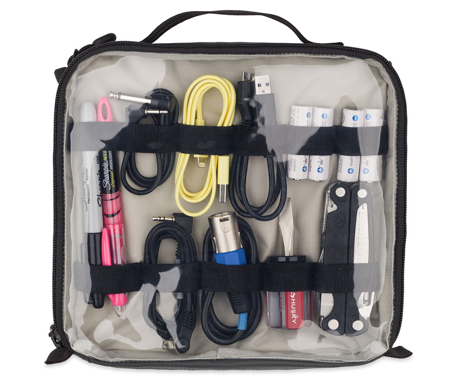 Tenba Cable Duo 8 Cable Pouch (Gray), bags shoulder bags, Tenba - Pictureline - 2