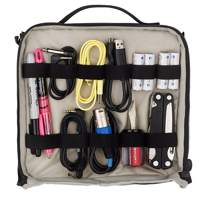 Tenba Cable Duo 8 Cable Pouch (Gray), bags shoulder bags, Tenba - Pictureline - 4