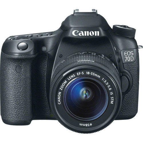 Canon EOS 70D DSLR Camera with 18-55mm STM f/3.5-5.6 Lens, discontinued, Canon - Pictureline - 1