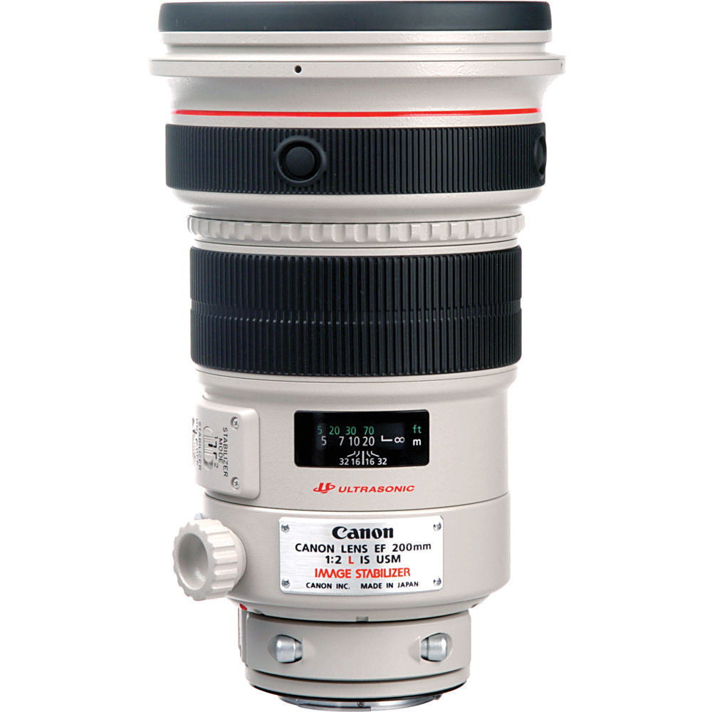 Canon EF 200mm f2L IS USM Lens, lenses slr lenses, Canon - Pictureline  - 1
