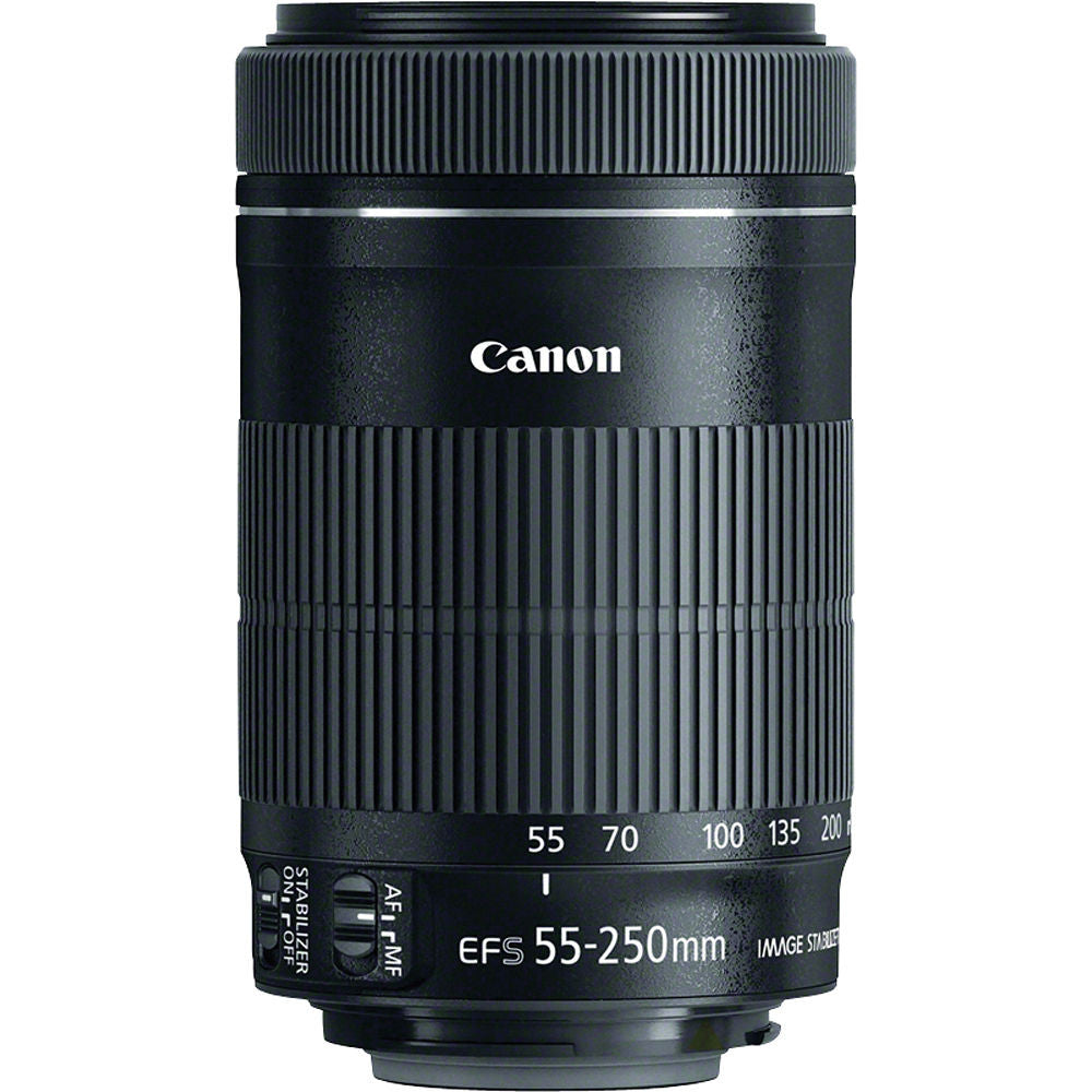 Canon EF-S 55-250mm f/4-5.6 IS STM Telephoto Zoom Lens, lenses slr lenses, Canon - Pictureline  - 1