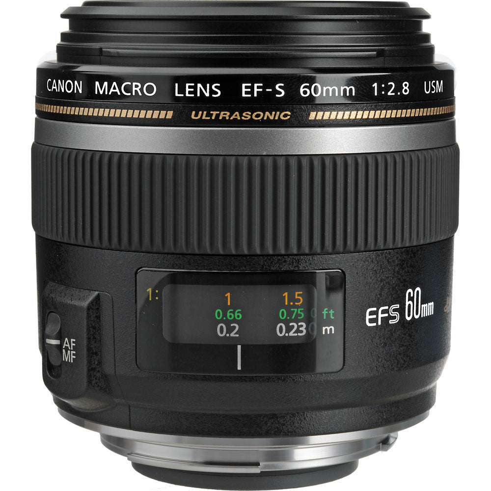 Canon EF-S 60mm f2.8 Macro USM Lens, lenses slr lenses, Canon - Pictureline  - 1
