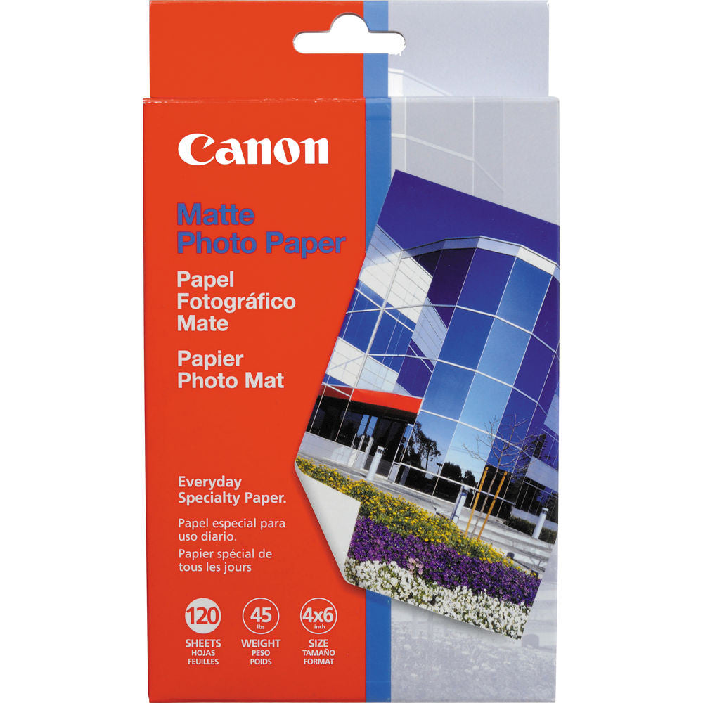 Canon Matte Photo Paper 4x6" (120 Sheets), papers sheet paper, Canon - Pictureline 