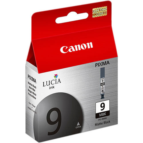Canon LUCIA PGI-9 Matte Black Ink Tank, printers ink small format, Canon - Pictureline 